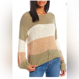 Blu Pepper Color Block Sweater